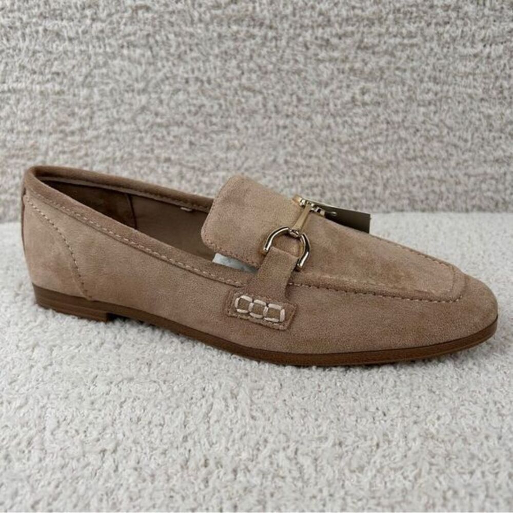 A New Day Loafer Women's 9.5 Light Taupe Laurel Flats Dress Casual Slip On Bit